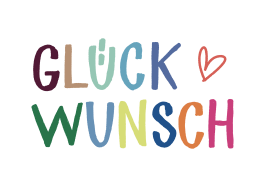 Glückwunschkarte Lettering iPad Natalie Gaspar 