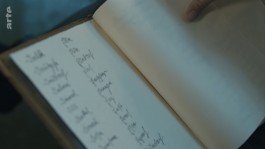 Kalligrafie Natalie Gaspar für den Film Johannes Brahms – die Pranke des Löwen 