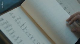 Kalligrafie Natalie Gaspar für den Film Johannes Brahms – die Pranke des Löwen 