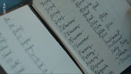 Kalligrafie Natalie Gaspar für den Film Johannes Brahms – die Pranke des Löwen 