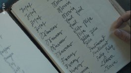 Kalligrafie Natalie Gaspar für den Film Johannes Brahms – die Pranke des Löwen 