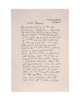 Kalligrafie Natalie Gaspar für den Film Johannes Brahms – die Pranke des Löwen 